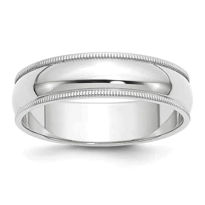 Goldia Rings Solid 14K Yellow Gold White Gold 6mm Milgrain MensWomens Wedding Band Ring Size 85 Goldia Rings Solid 14K Yellow Gold White Gold 6mm Milgrain MensWomens Wedding Band Ring Size 85