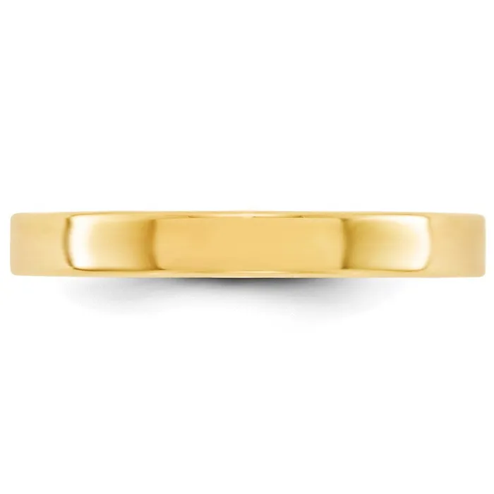Goldia Rings Solid 18K Yellow Gold 3mm Light Weight Flat MensWomens Wedding Band Ring Size 95 Goldia Rings Solid 18K Yellow Gold 3mm Light Weight Flat MensWomens Wedding Band Ring Size 95