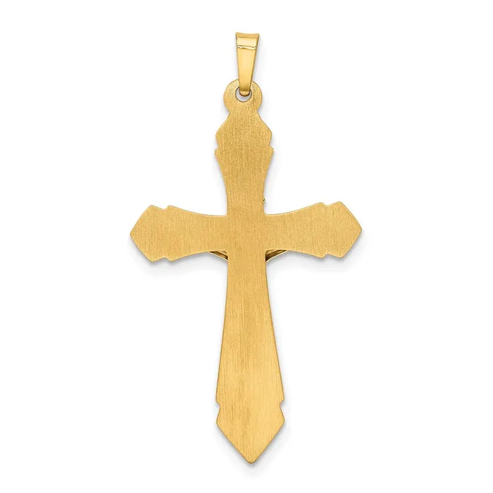 Rings Goldia 14k Twotone Gold Polished INRI Crucifix Pendant