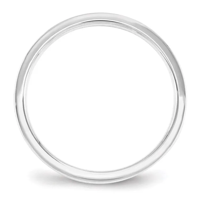 Rings Goldia Solid 14K White Gold 25mm Standard Flat Comfort Fit MensWomens Wedding Band Ring Size 11 Rings Goldia Solid 14K White Gold 25mm Standard Flat Comfort Fit MensWomens Wedding Band Ring Size 11