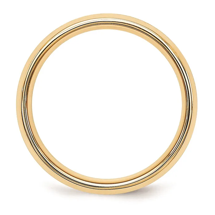 Rings Goldia Solid 14K Yellow Gold TwoTone 5mm Domed Size 12 Wedding MensWomens Wedding Band Ring Rings Goldia Solid 14K Yellow Gold TwoTone 5mm Domed Size 12 Wedding MensWomens Wedding Band Ring
