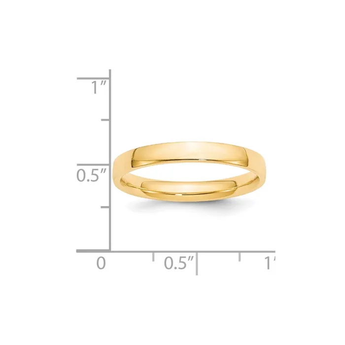 Rings Goldia Solid 18K Yellow Gold 3mm Light Weight Comfort Fit MensWomens Wedding Band Ring Size 6 Rings Goldia Solid 18K Yellow Gold 3mm Light Weight Comfort Fit MensWomens Wedding Band Ring Size 6