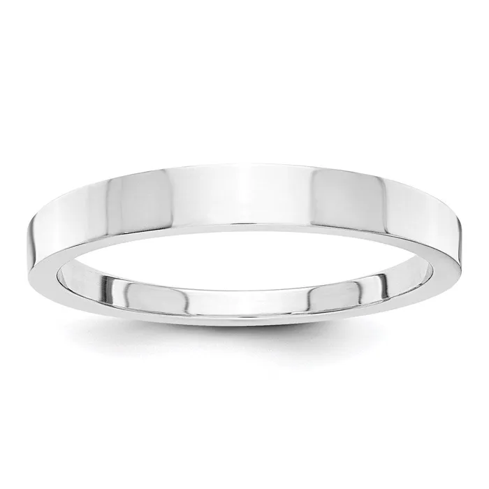 Rings Solid 18K Yellow Gold White Gold 3mm Tapered Polished MensWomens Wedding Band Ring Size 55 Goldia Rings Solid 18K Yellow Gold White Gold 3mm Tapered Polished MensWomens Wedding Band Ring Size 55 Goldia