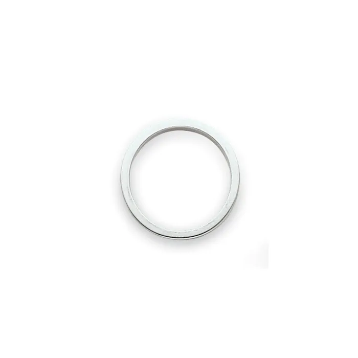 Rings Solid 18K Yellow Gold White Gold 3mm Tapered Polished MensWomens Wedding Band Ring Size 55 Goldia Rings Solid 18K Yellow Gold White Gold 3mm Tapered Polished MensWomens Wedding Band Ring Size 55 Goldia