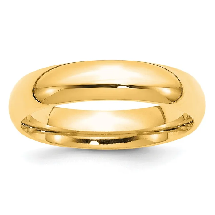 Solid 18K Yellow Gold 5mm Comfort Fit MensWomens Wedding Band Ring Size 75 Goldia Rings Solid 18K Yellow Gold 5mm Comfort Fit MensWomens Wedding Band Ring Size 75 Goldia Rings