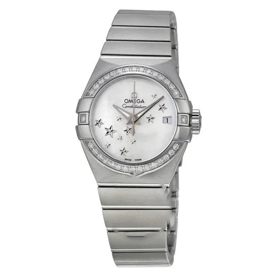 Watches Original Omega Constellation Automatic Diamond Mother of Pearl Dial Ladies Watch 12315272005001 JMS always