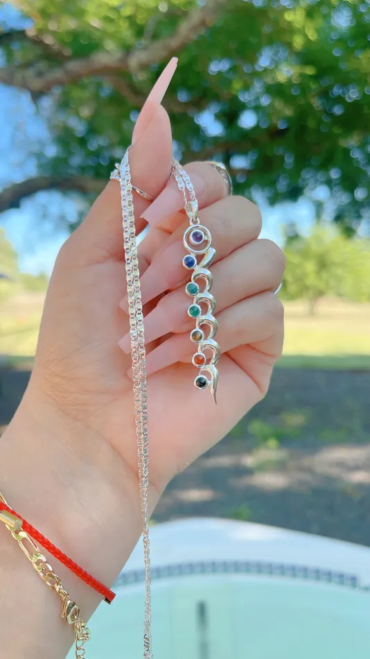 7 Chakra Healing Necklace MP Jewelry Necklaces