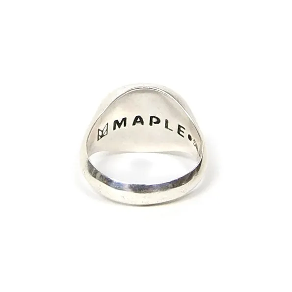 Maple Tubby Ring SilverOnyx I Miss You MAN Rings