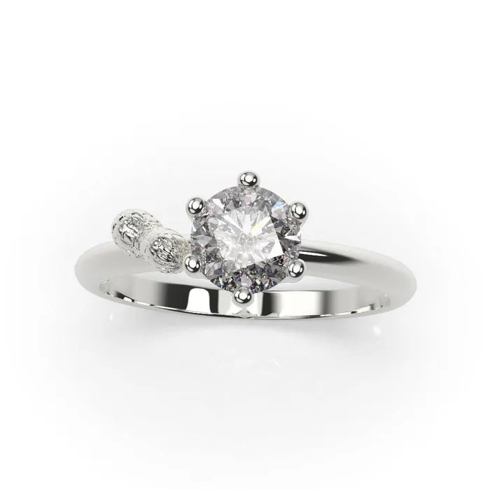 Peanut Engagement Ring Peanut Ring White Gold MyUniqueRing Rings