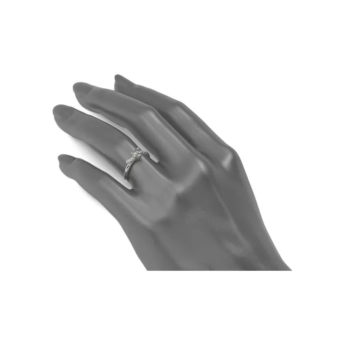 Peanut Engagement Ring Peanut Ring White Gold MyUniqueRing Rings