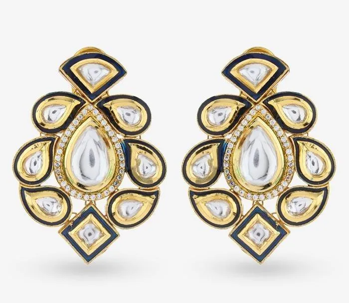Earrings PRERTO ECOMMERCE PRIVATE LIMITED Diti Kundan Earrings