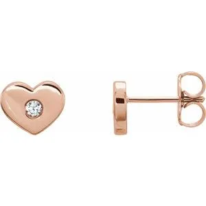 Earrings WB Choice Jewelry 14K Yellow Mozambique Garnet Heart Earrings 86336605PSTWBC Earrings WB Choice Jewelry 14K Yellow Mozambique Garnet Heart Earrings 86336605PSTWBC