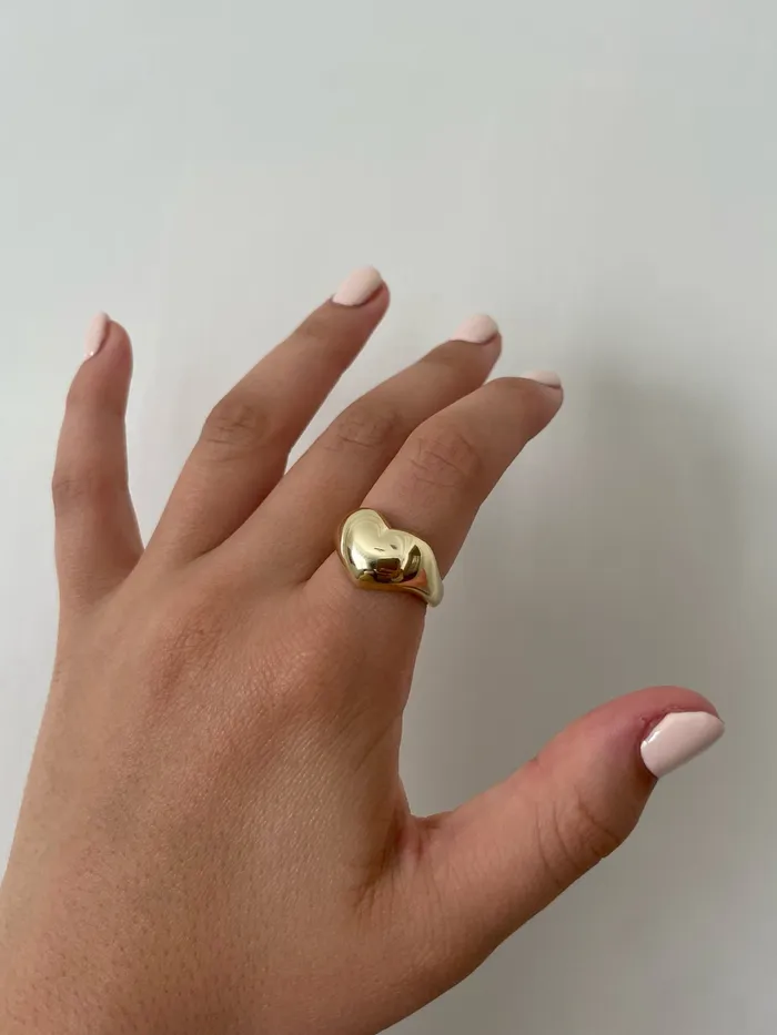 Rings Shylee Rose Jewelry MS X SRJ Domed Puff Heart Ring
