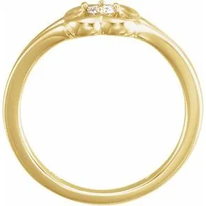WB Choice Jewelry 14K Yellow Diamond Youth Flower Ring71944612PSTWBC Rings WB Choice Jewelry 14K Yellow Diamond Youth Flower Ring71944612PSTWBC Rings