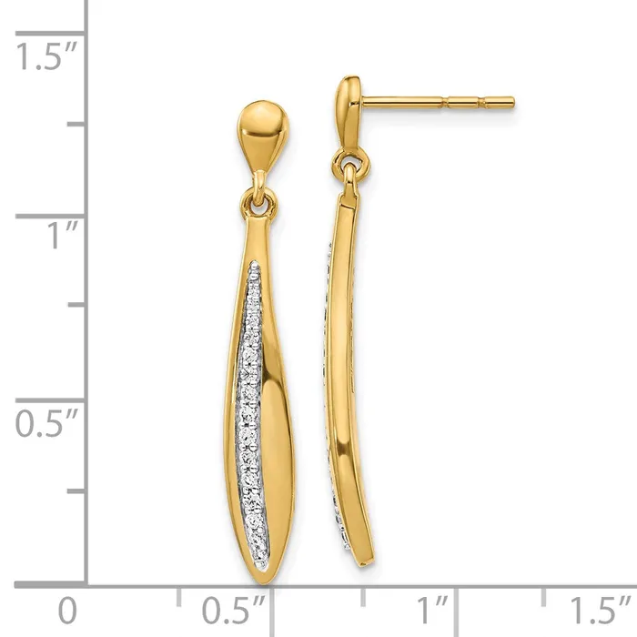 WB Choice Jewelry Earrings 14k Diamond Post EarringsWBCEM4340025YA
