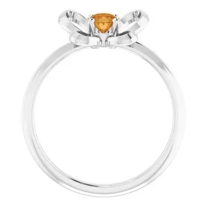 WB Choice Jewelry Rings 14K White 4x3 mm Oval November Youth Butterfly Birthstone Ring 653415629PSTWBC WB Choice Jewelry Rings 14K White 4x3 mm Oval November Youth Butterfly Birthstone Ring 653415629PSTWBC