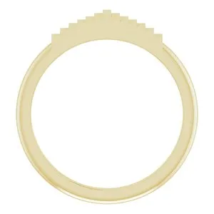 WB Choice Jewelry Rings 14K Yellow Geometric Stackable Ring 51855102PSTWBC WB Choice Jewelry Rings 14K Yellow Geometric Stackable Ring 51855102PSTWBC