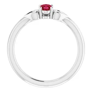 WB Choice Jewelry Rings Sterling Silver 5x3 mm Oval Ruby Youth Heart Ring71987672PSTWBC WB Choice Jewelry Rings Sterling Silver 5x3 mm Oval Ruby Youth Heart Ring71987672PSTWBC
