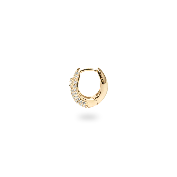 Drop Hoop Pave Earring M PRMAL Earrings