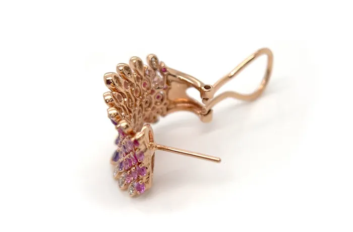 Earrings 18kt Gold Royal Gemset Diamonds Albert Hern Earrings Earrings 18kt Gold Royal Gemset Diamonds Albert Hern Earrings