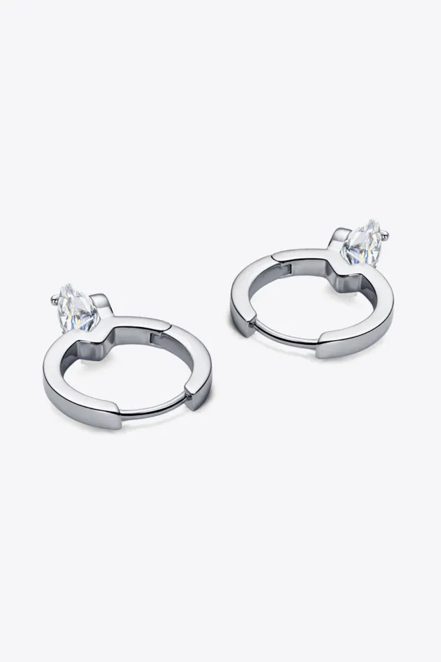 Earrings Trendsi 2 Carat Moissanite 925 Sterling Silver Drop Earrings