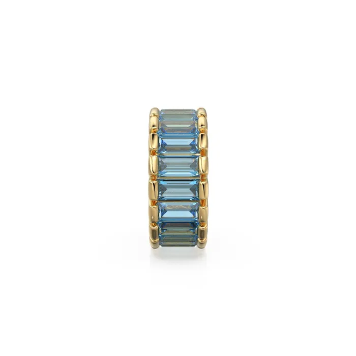 Jalvi Co 14k Real Baguette Aquamarine Gold Bead Aquamarine Rondelle Bead Aquamarine European Bead Solid Gold Aquamarine Enhancer Spacer Finding PreStyled Sets
