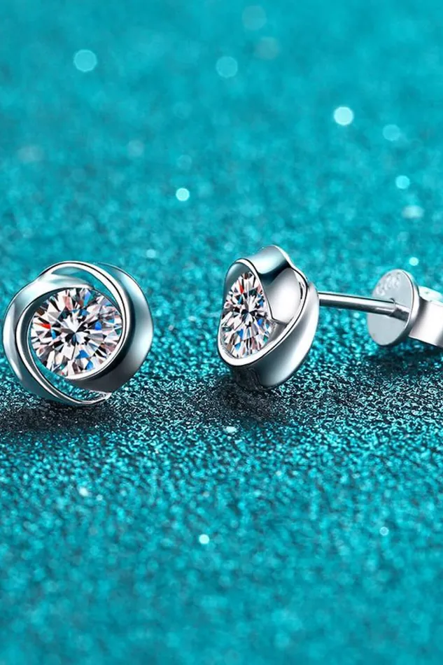Trendsi Earrings Feeling Fun Moissanite Stud Earrings