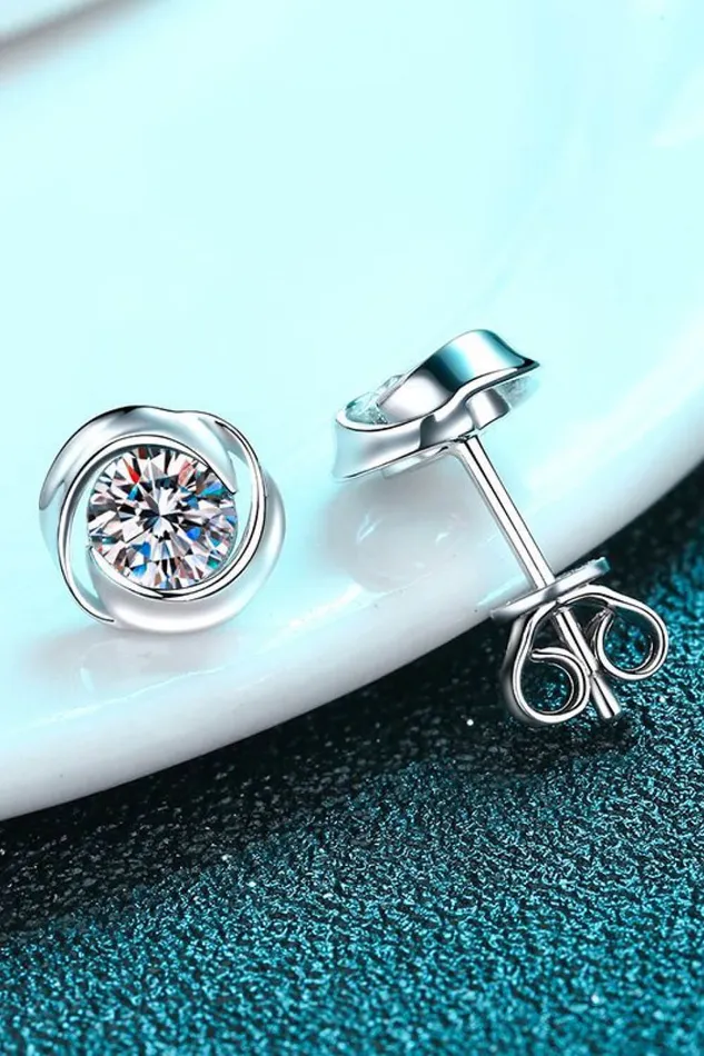 Trendsi Earrings Feeling Fun Moissanite Stud Earrings