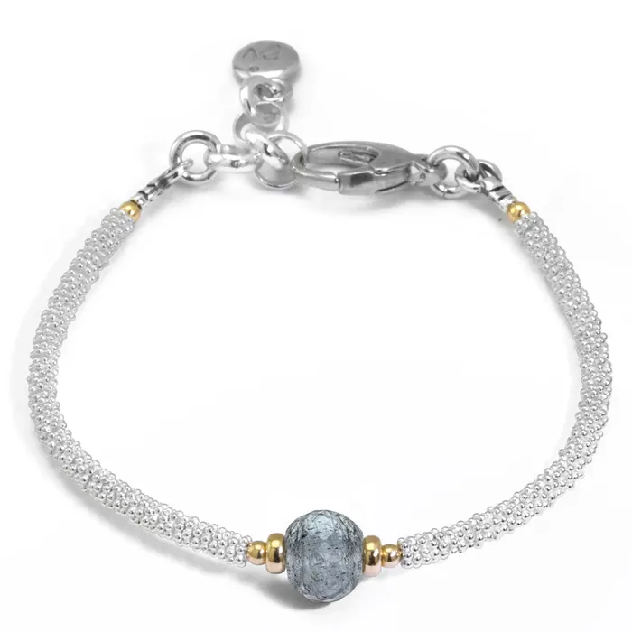 Bracelets Elisa Ilana Grey Aquamarine Classic Bracelet