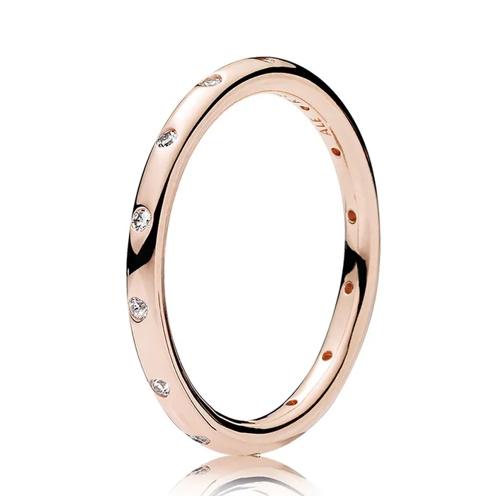 Pandora Simple Sparkling Band Ring Pandora Rings Pandora Simple Sparkling Band Ring Pandora Rings