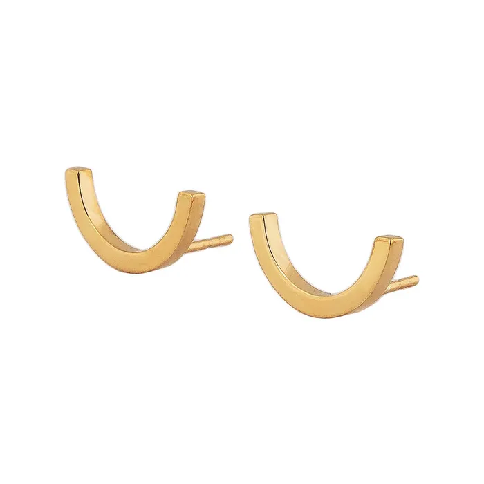 Joanna Jablko Jewelry Earrings Sharp Earring i forgyldt 925 sterling slv Joanna Jablko Jewelry Earrings Sharp Earring i forgyldt 925 sterling slv