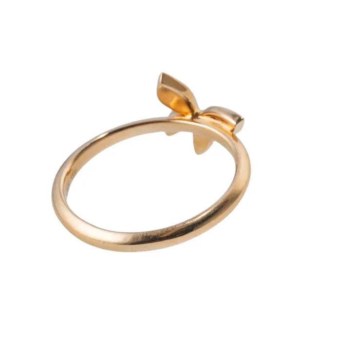 Mimi Milano Rings Mimi Milano Farfalla Yellow Diamond Gold Butterfly Ring