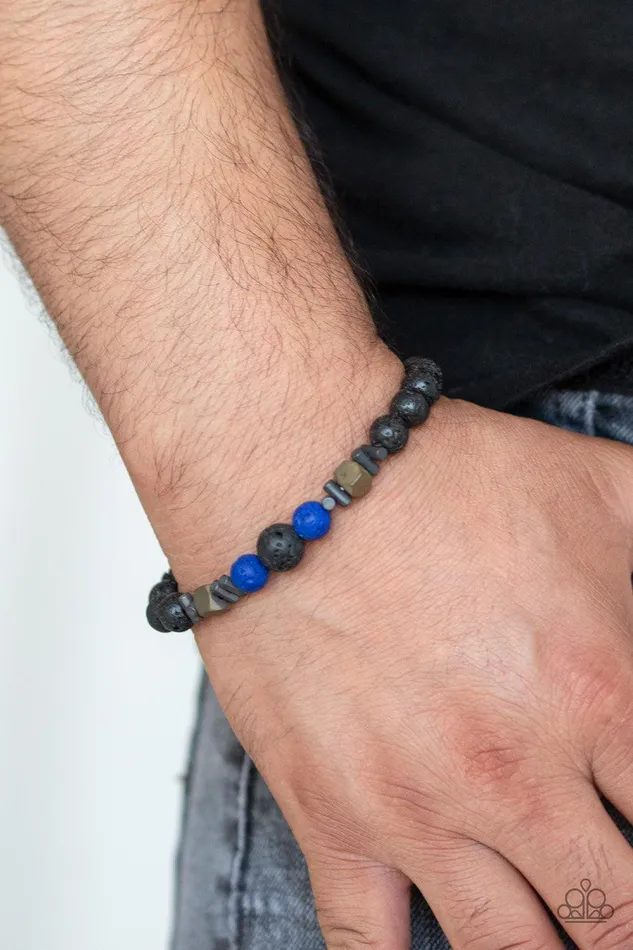 Paparazzi Accessories Bracelets Empowered Blue Bracelet Jewelry by Bretta