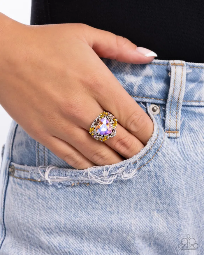 Paparazzi Accessories Bursting with Beauty Orange Heart Ring Jewelry by Bretta Rings