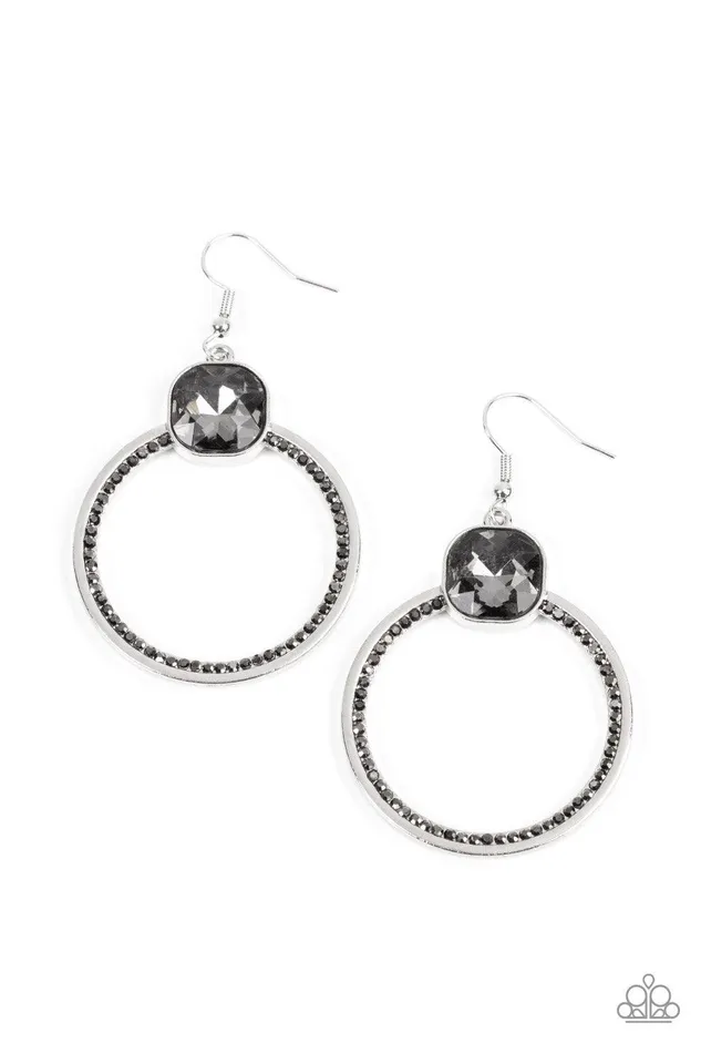 Paparazzi Accessories Earrings Cheers to Happily Ever After Silver Earrings Jewelry by Bretta