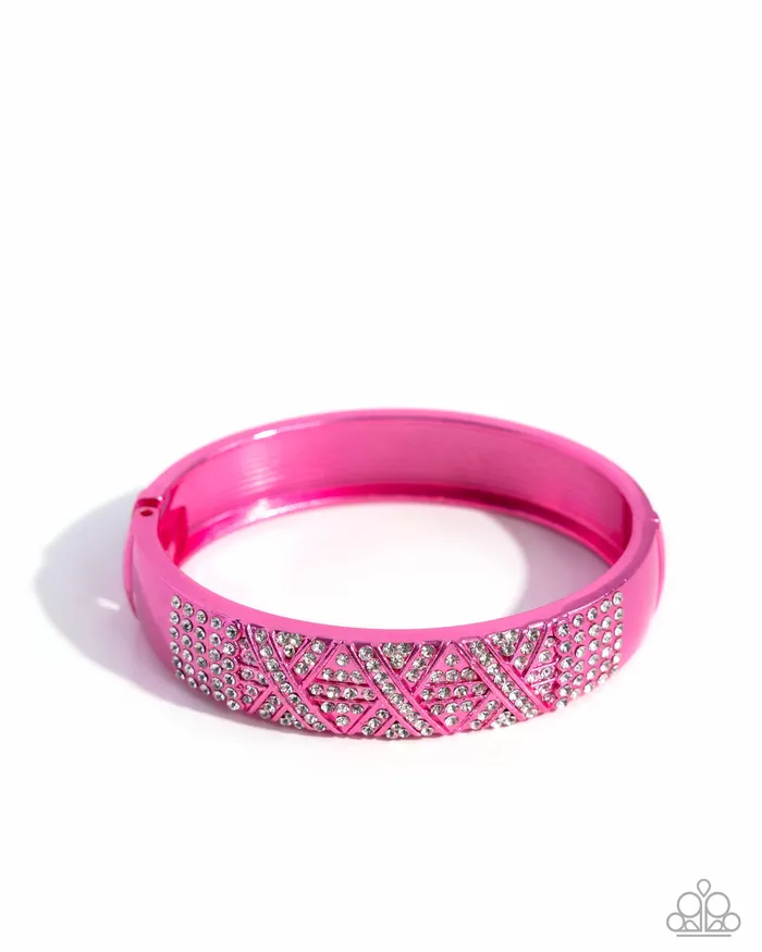 Refulgent Rebel Pink Bracelet Jewelry by Bretta Paparazzi Accessories Bracelets