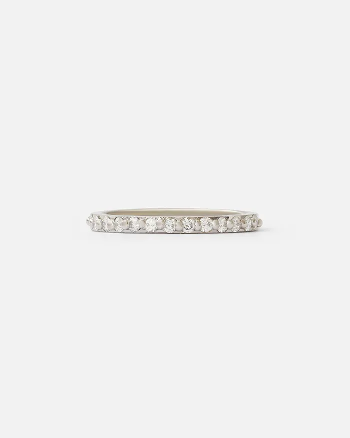 Rings Dew 175mm Round White Diamond Ring Hiroyo