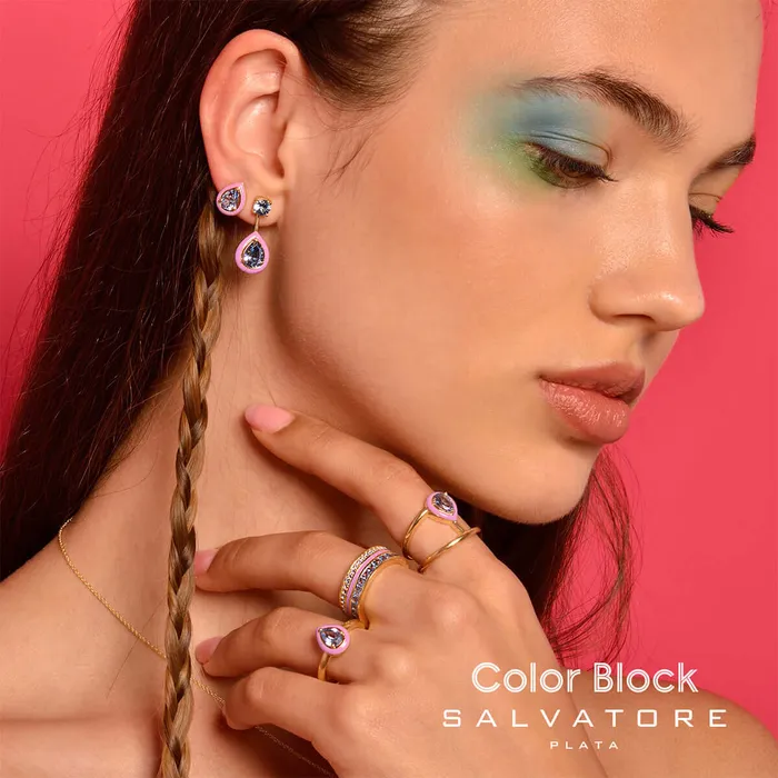 Salvatore Plata Rings Salvatore Plata Color Block Ring