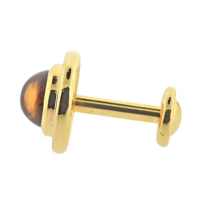 Tiffany Co Paloma Picasso Citrine Gold Cufflinks Tiffany Co PreStyled Sets