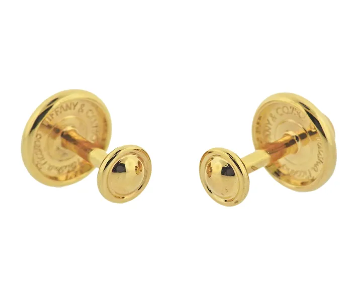 Tiffany Co Paloma Picasso Citrine Gold Cufflinks Tiffany Co PreStyled Sets