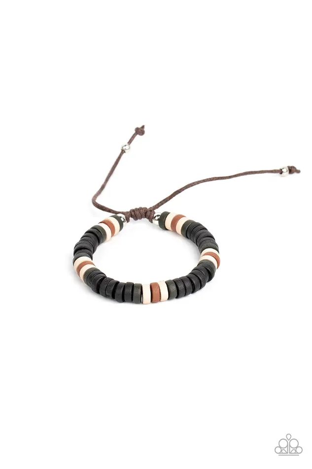 Wild Wanderer Black Urban Bracelet Jewelry by Bretta Paparazzi Accessories Bracelets